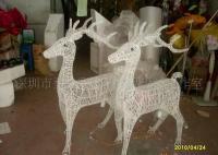 专业金属工艺品制造商，一件起批深圳圣诞鹿供应